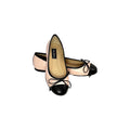 Avely Nappa 2 Tone Cap Toe Flat Powder Pink/Black