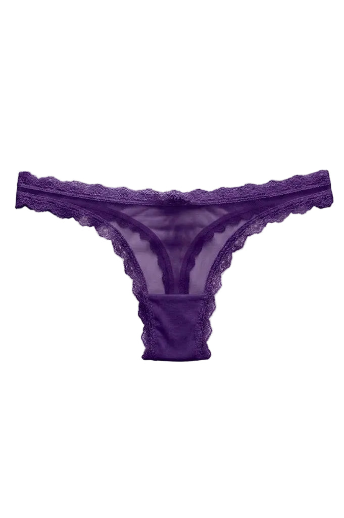 Valentina Low Rider  Thong Royal Purple