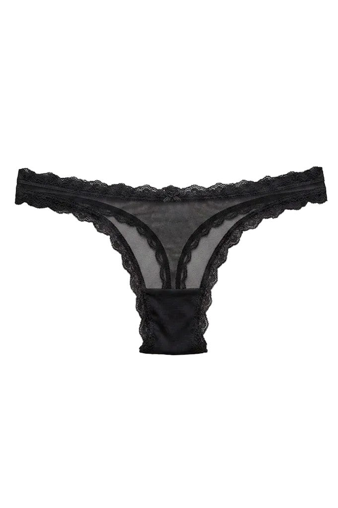 Valentina Low Rider  Thong Black