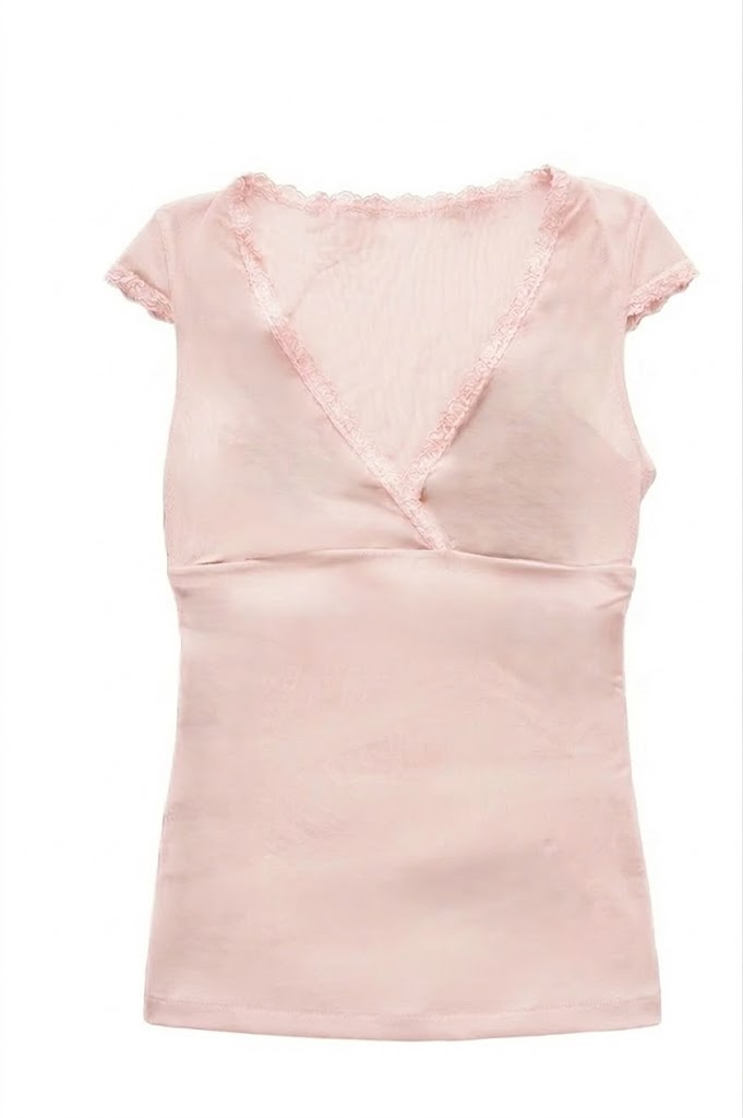 Valentina Criss Cross Top Pink Lily