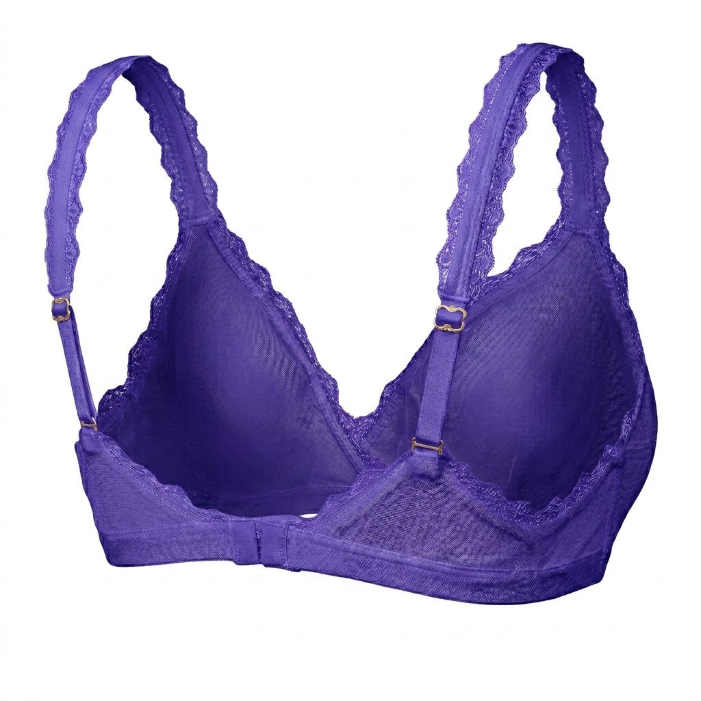 Valentina Cross Bralette Royal Purpel