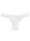 Valentina Low Rider Tanga Transparentes Weiß