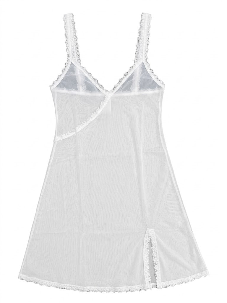 Valentina Chemise Lucent White