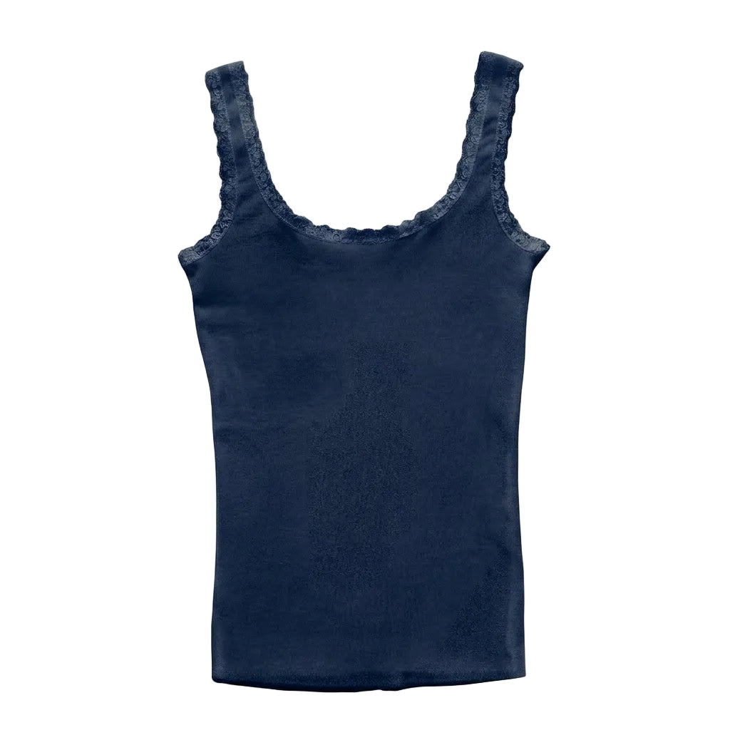 Valentina Camisole Navy Blue