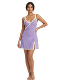 Valentina Chemise Lavendel/Weiß