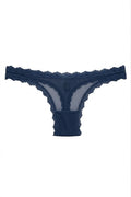Valentina Low Rider  Thong Navy Blue