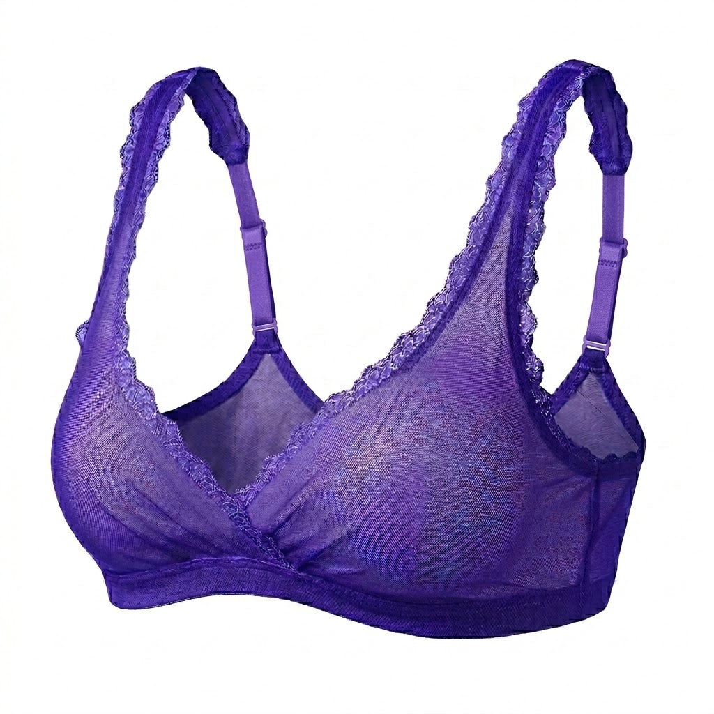 Valentina Cross Bralette Royal Purpel