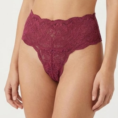 My Way Mid Rise Thong Beaujolais