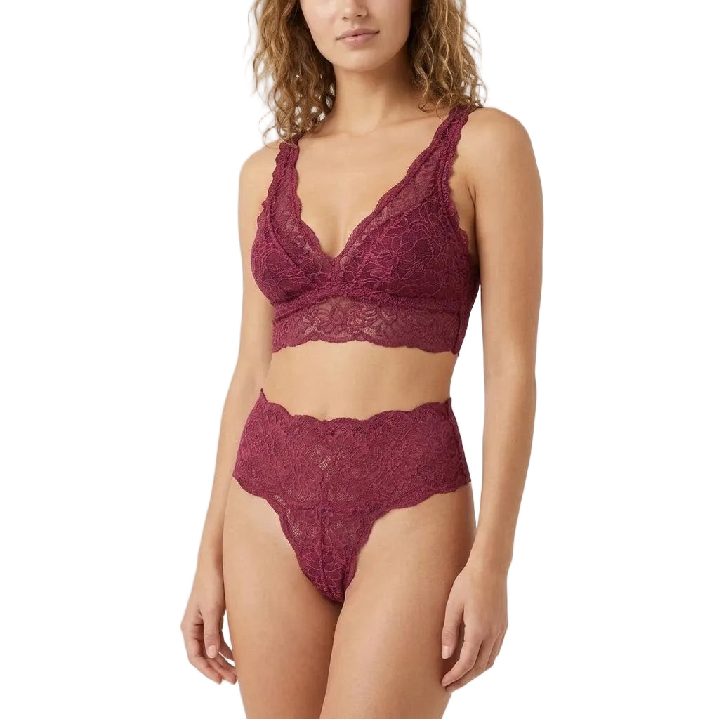 My Way Mid Rise Thong Beaujolais