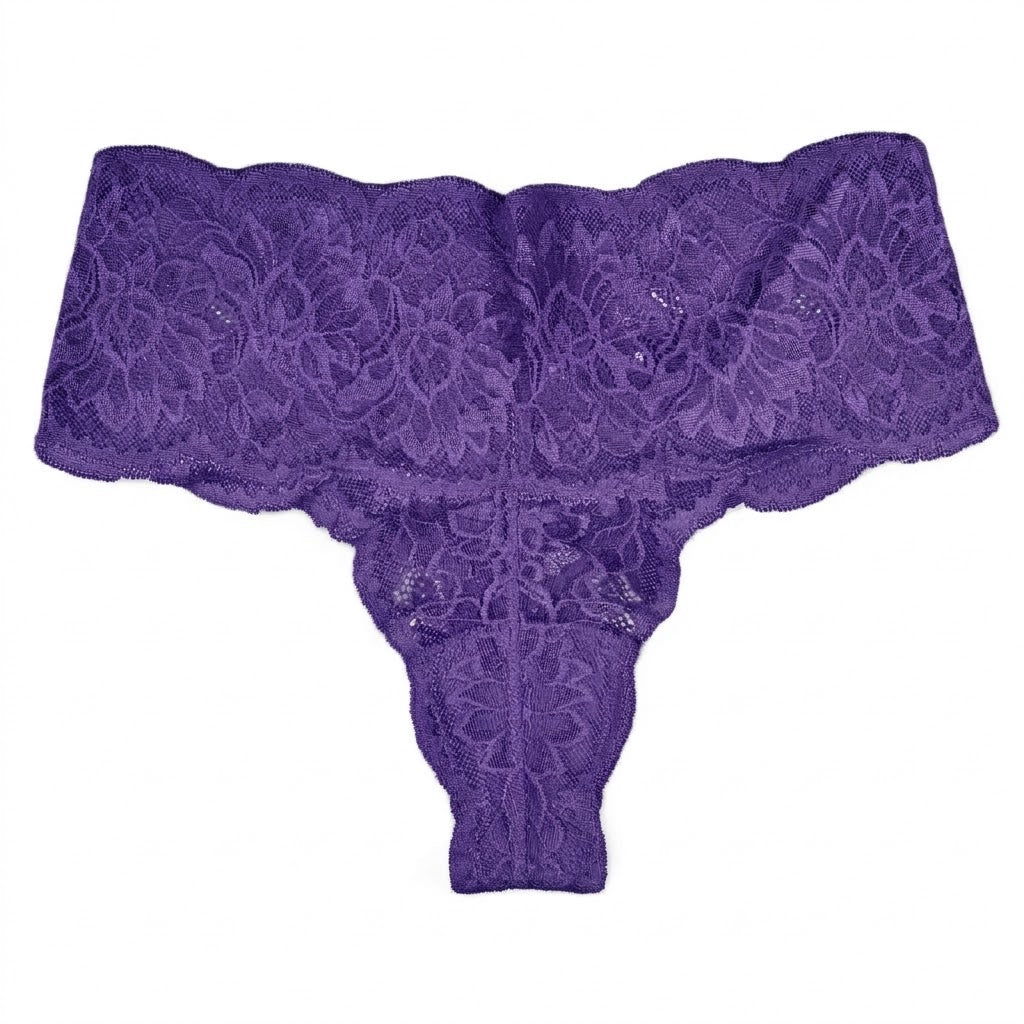 My Way Mid Rise Thong Royal Purple