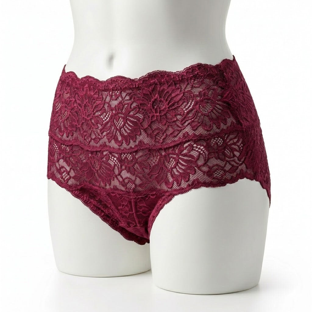 My Way Hi Rise Bikini Beaujolais