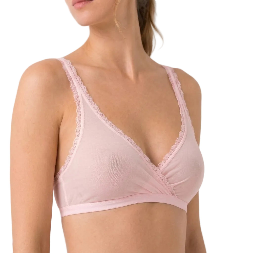 Valentina Cross Bralette Pink Lily