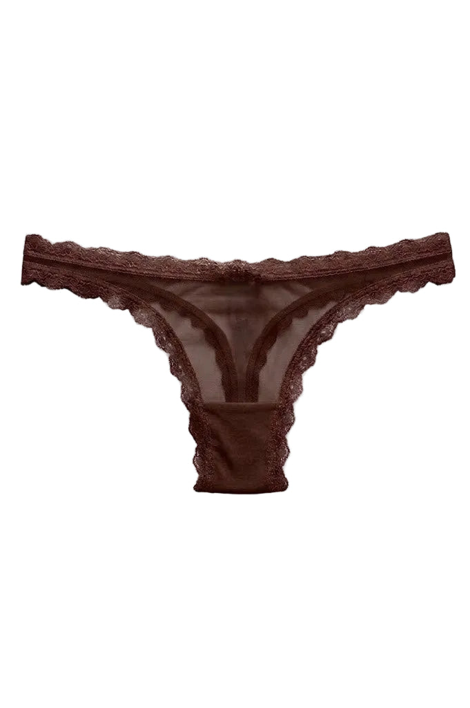 Valentina Low Rider Tanga Peppercorn