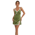 Valentina Chemise Sage/White