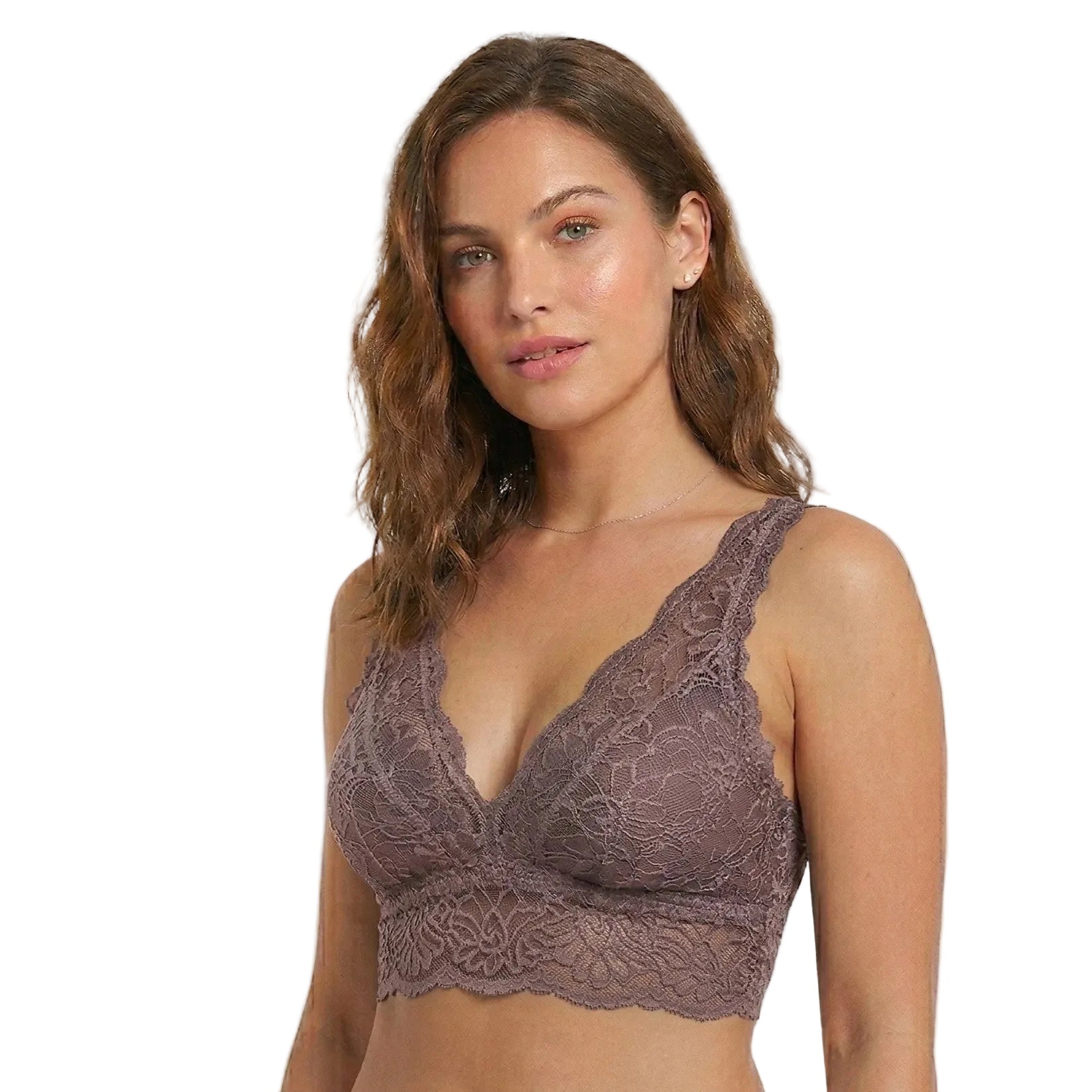 My Way Long Line Bralette Peppercorn