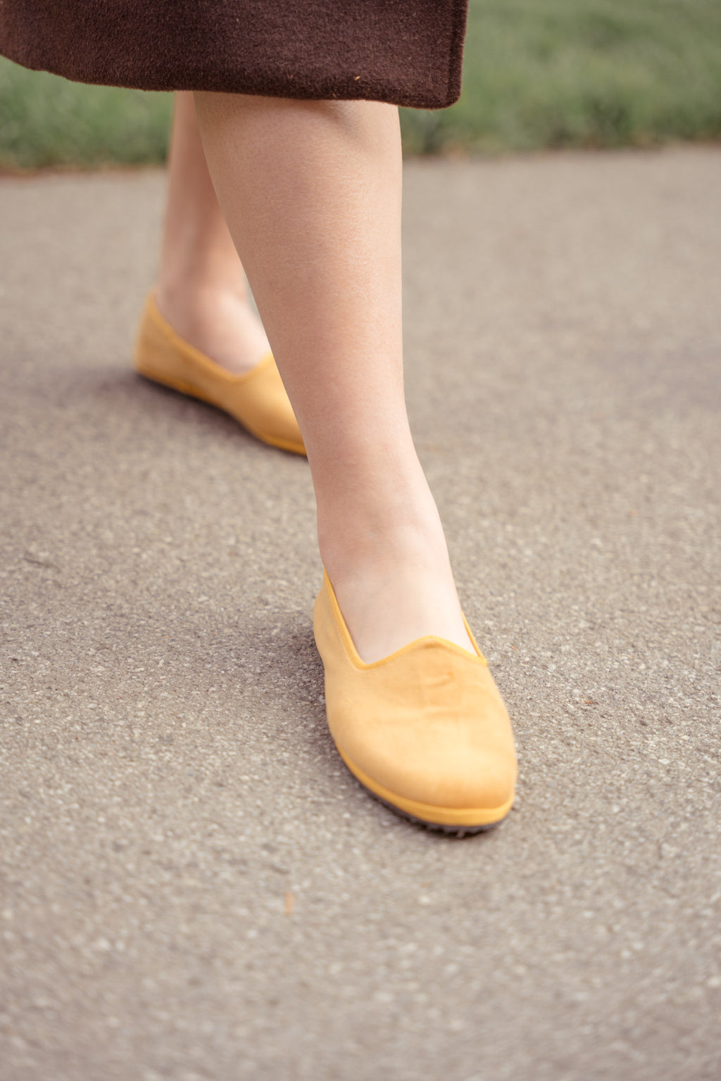 Traditionelles friaulisches Flachgewebe Ocker