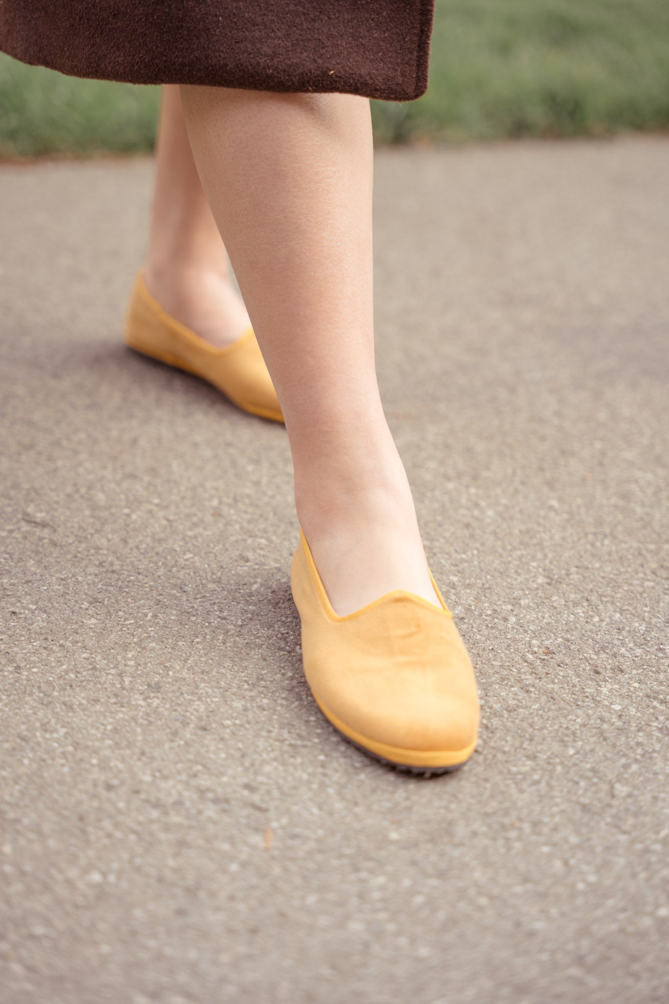 Traditionelles friaulisches Flachgewebe Ocker