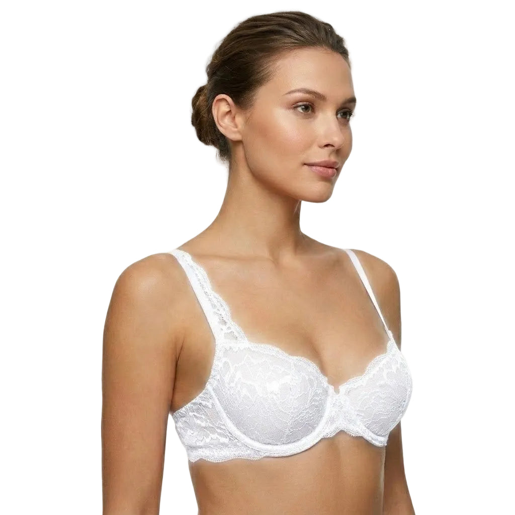 My Way Underwire Bra Lucent White
