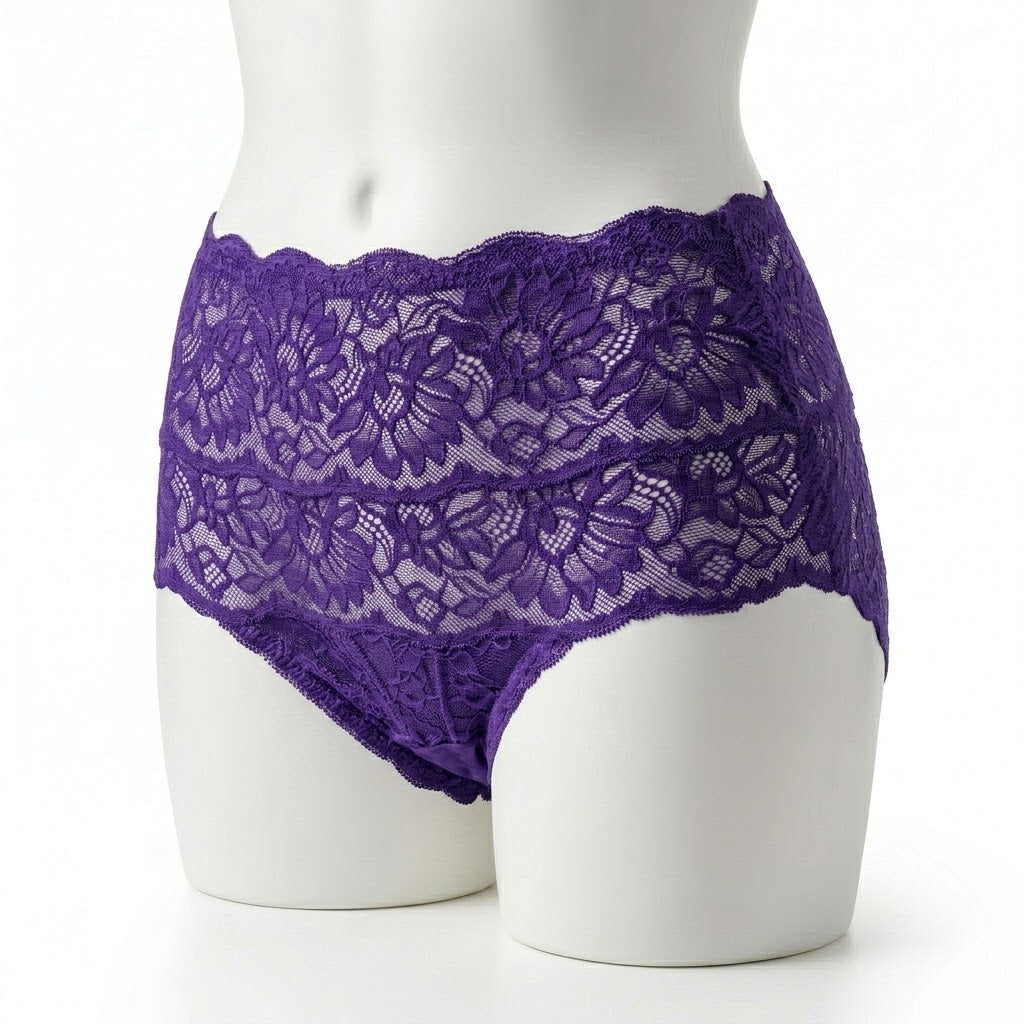 My Way Hi Rise Bikini Royal Purple