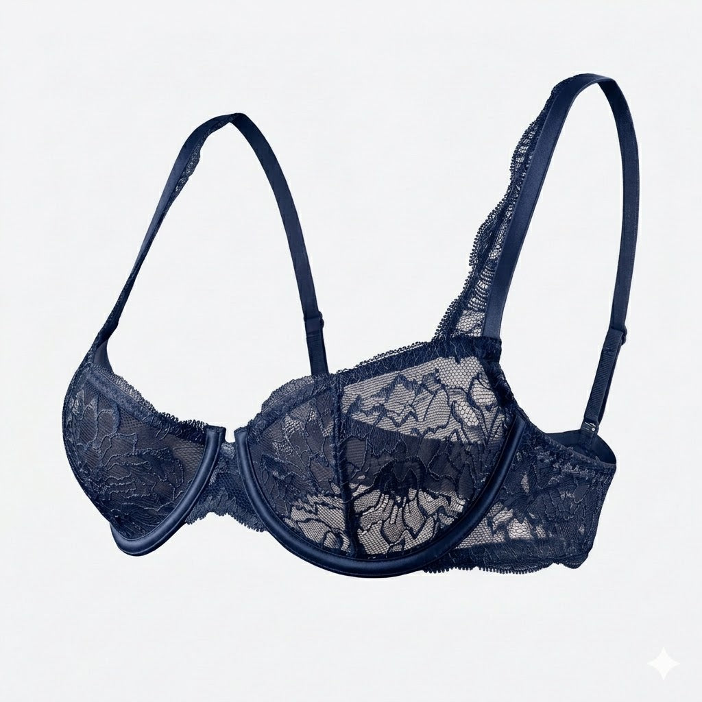 My Way Underwire Bra Navy Blue