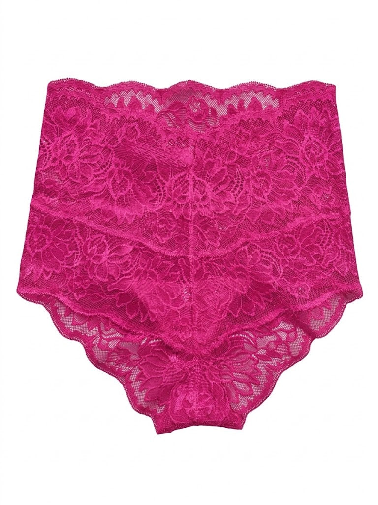 My Way Hi Rise Bikini Fuchsia