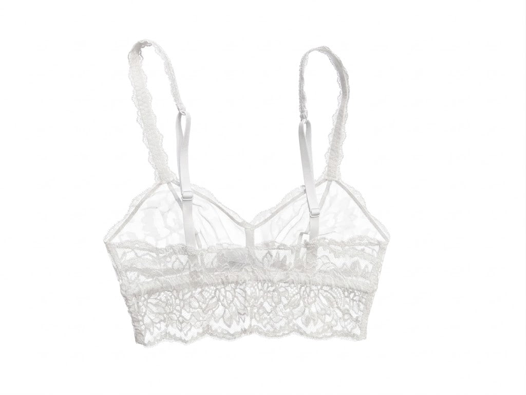 My Way Soft Crop Bustier Lucent White