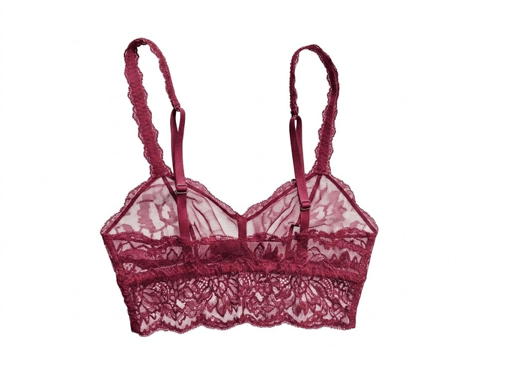My Way Soft Crop Bustier Beaujolais