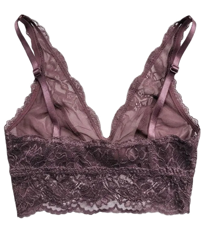 My Way Long Line Bralette Peppercorn