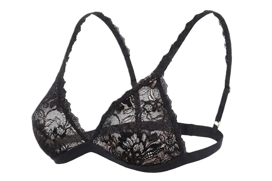 My Way Triangle Bralette Schwarz