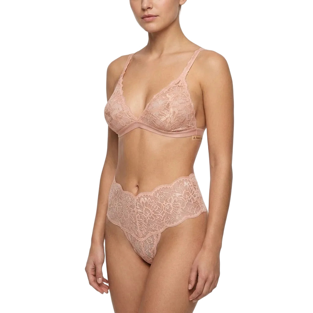 My Way Mid Rise Thong Pink Lily