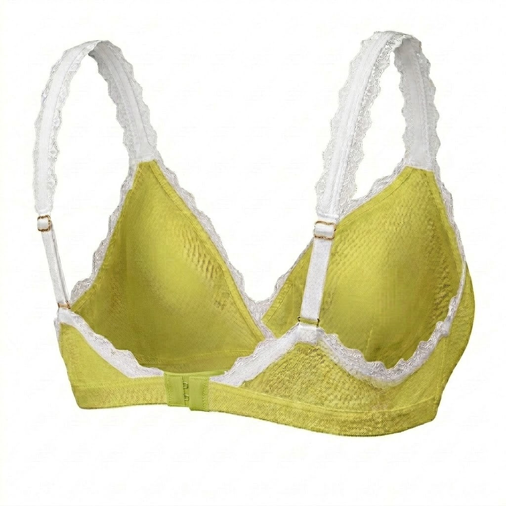 Valentina Cross Bralette Pistacchio/Weiß