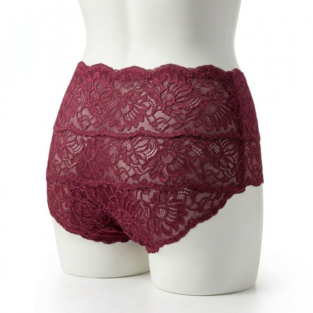 My Way Hi Rise Bikini Beaujolais