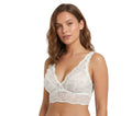 My Way Long Line Bralette Lucent White