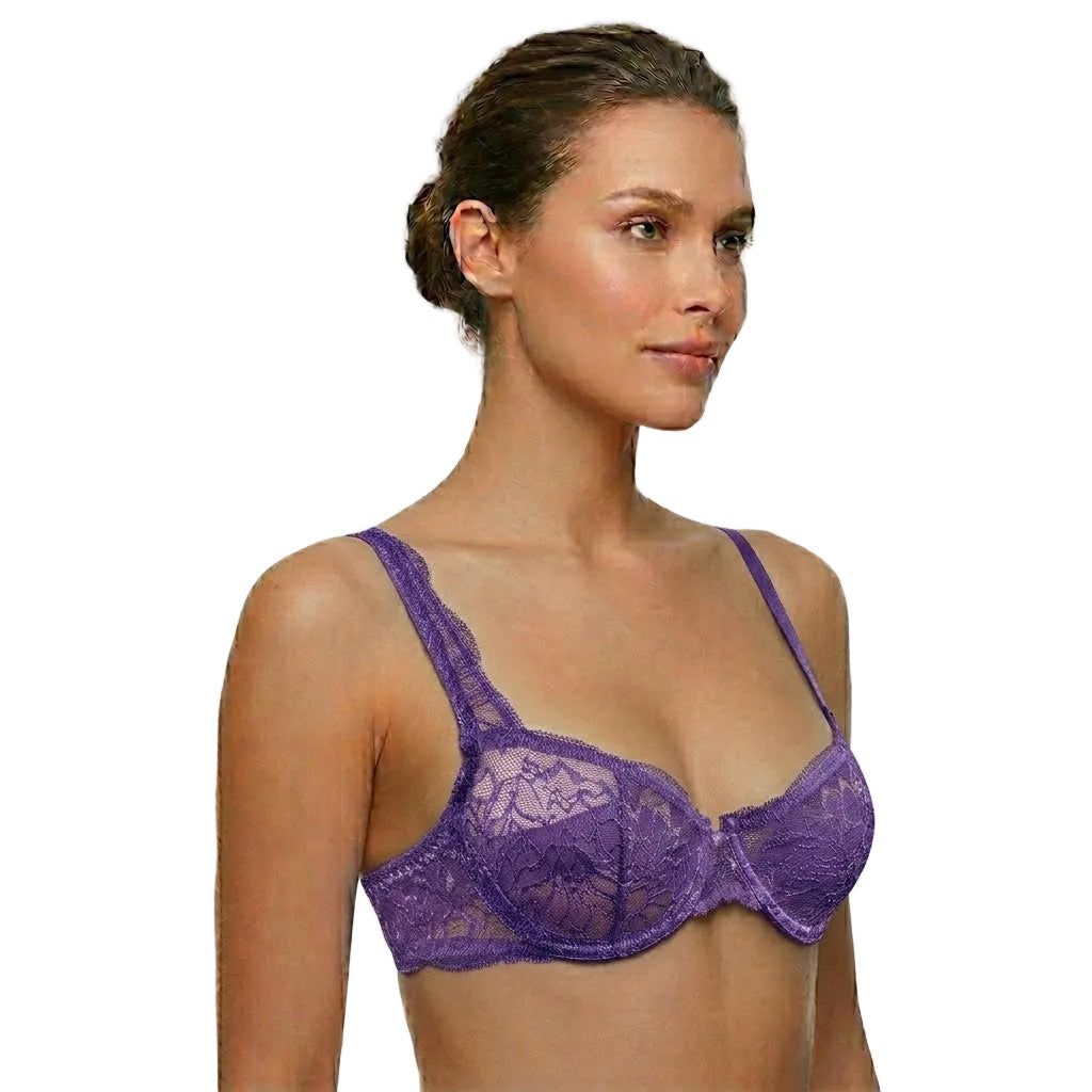 My Way Underwire Bra Royal Purple