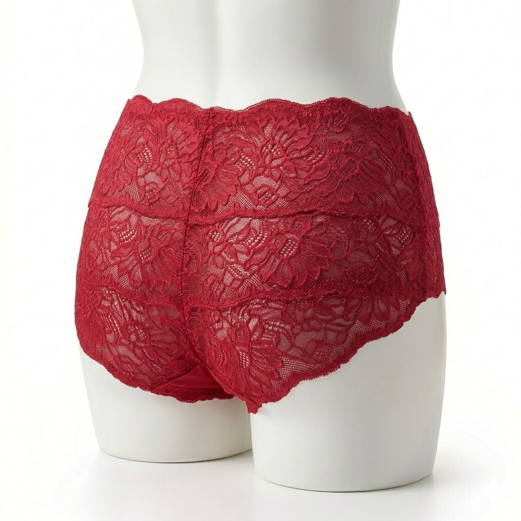 My Way Hi Rise Bikini Tango Red