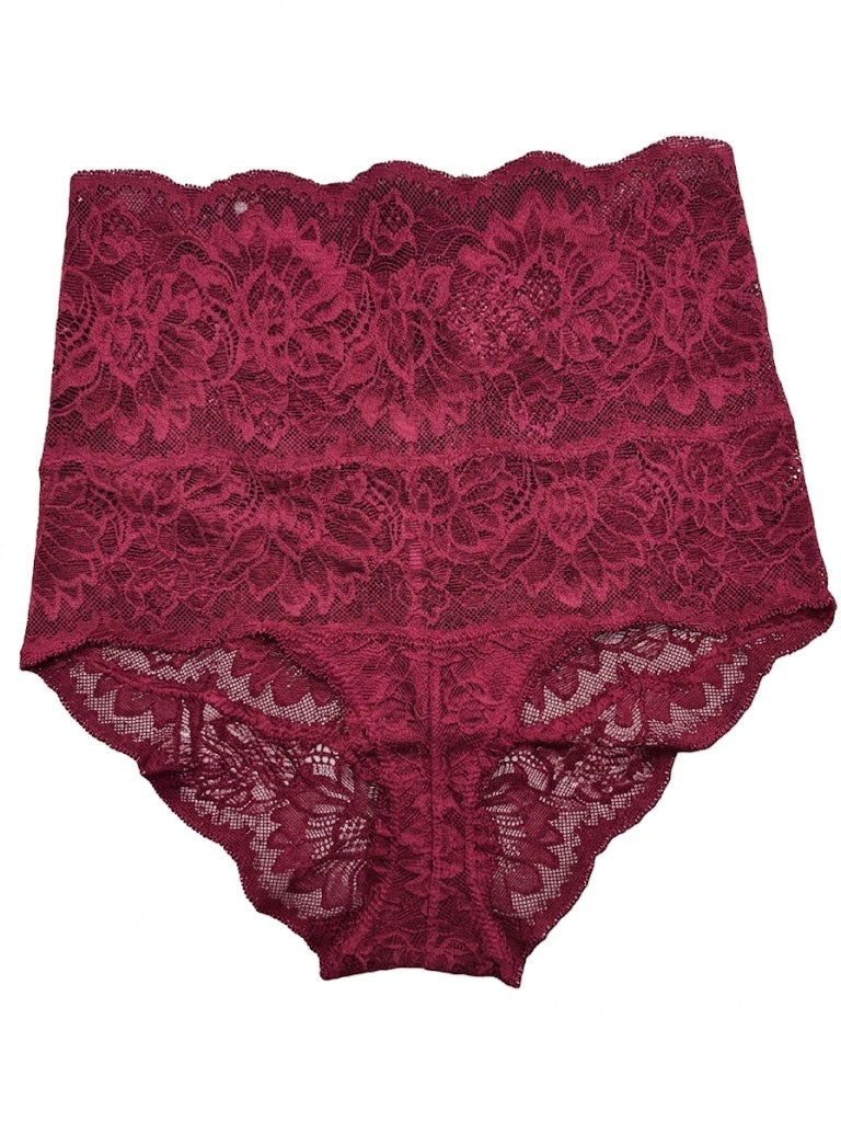 My Way Hi Rise Bikini Beaujolais