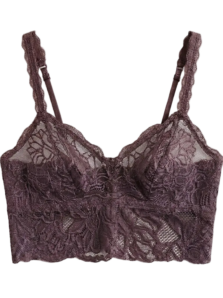 My Way Soft Crop Bustier Peppercorn