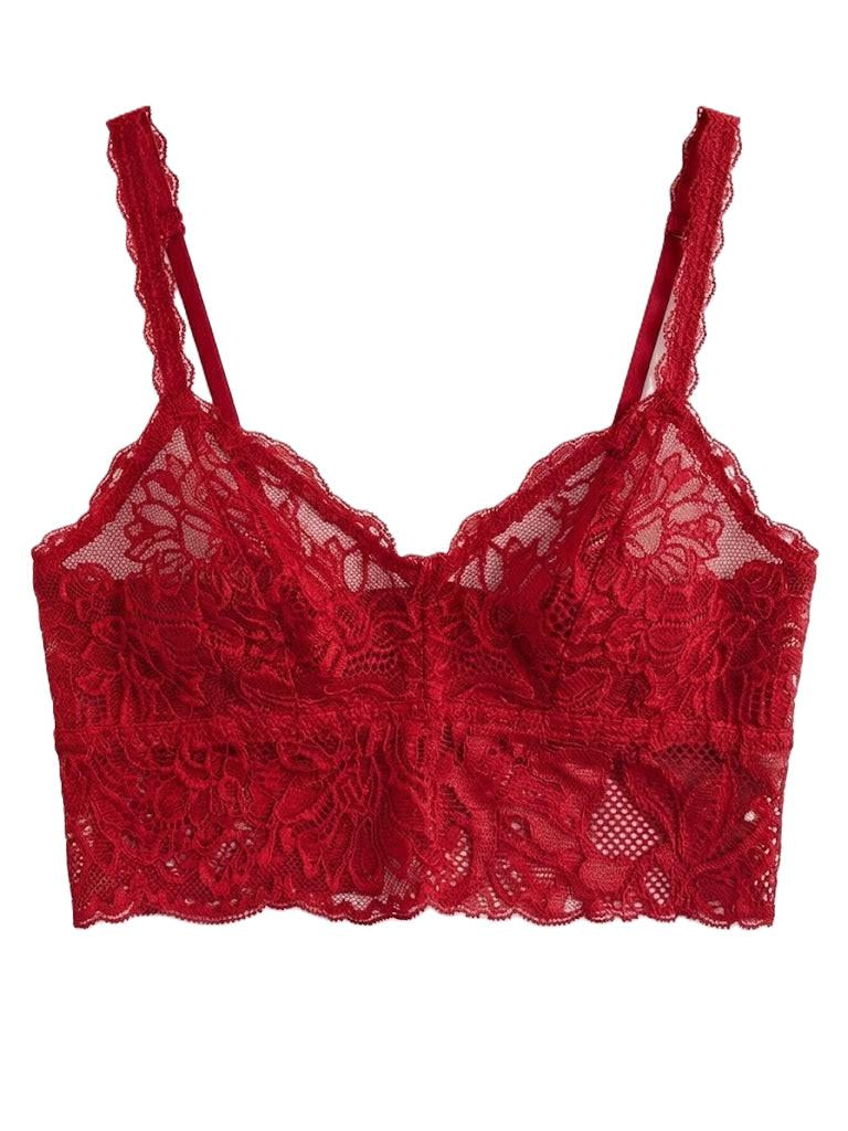 My Way Soft Crop Bustier Tango Red