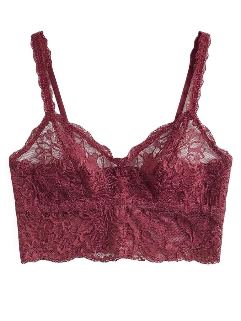 My Way Soft Crop Bustier Beaujolais