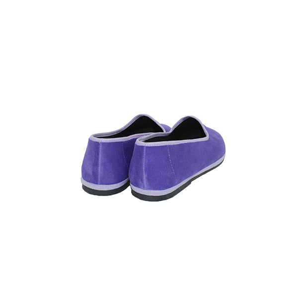 Traditioneller Friaulischer Flachschuh Lila