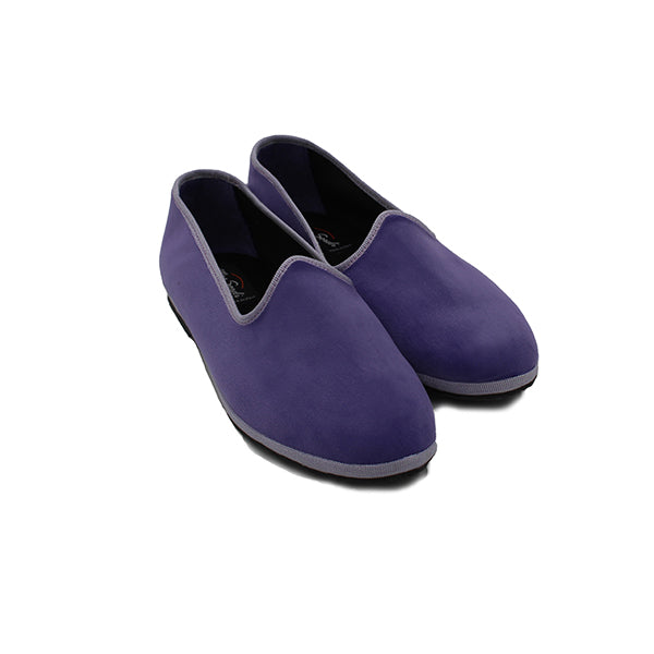 Traditioneller Friaulischer Flachschuh Lila