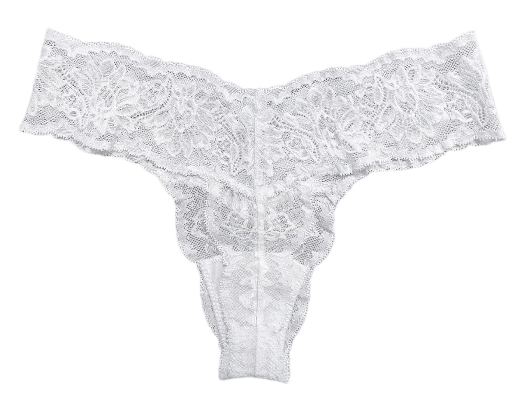 My Way Low Rider Thong Lucent White