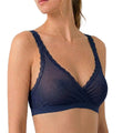 Valentina Cross Bralette Navy Blue