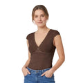 Valentina Criss Cross Top Peppercorn