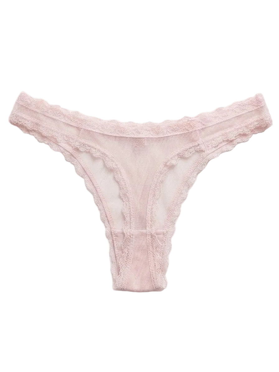 Valentina Low Rider  Thong Pink Lily