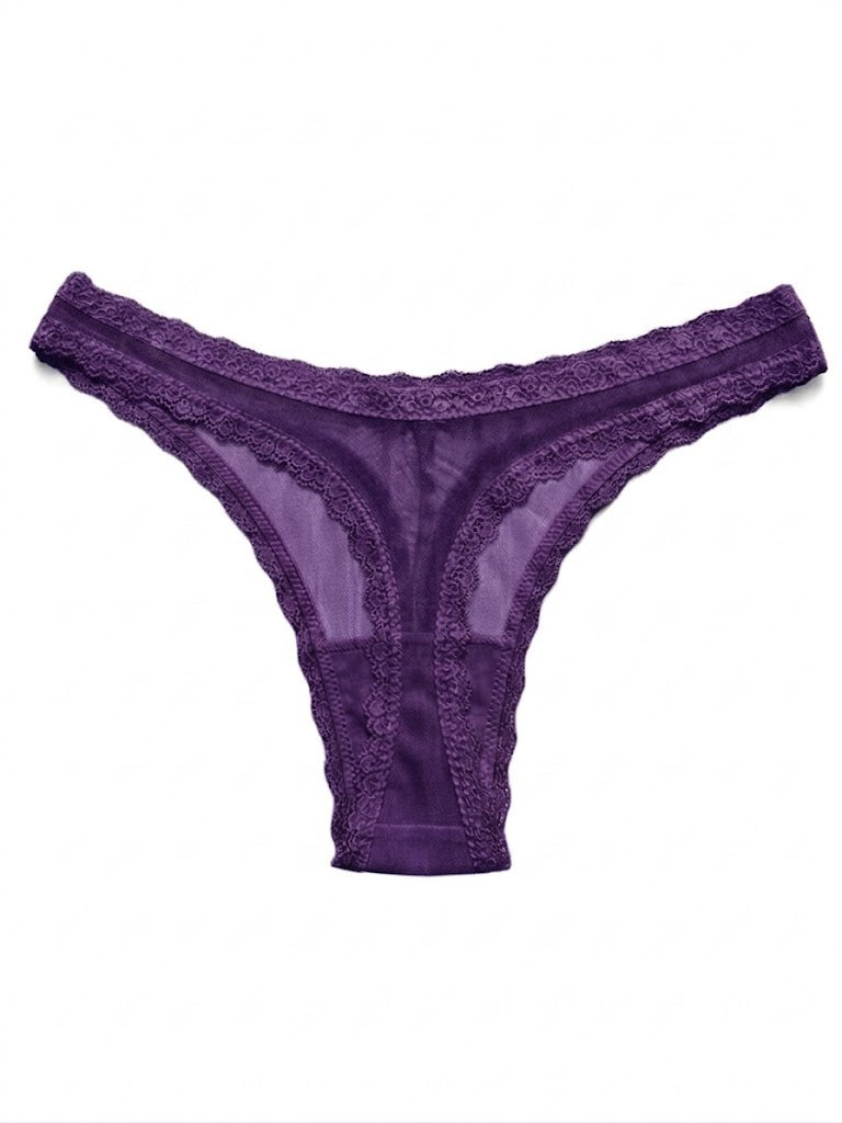 Valentina Low Rider  Thong Royal Purple